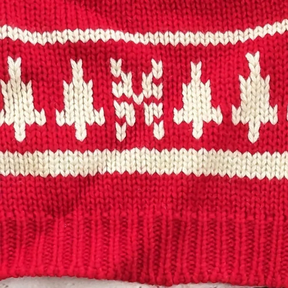 Christmas Snowflake Sweater For Dogs Size Large